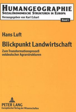 Book Blickpunkt Landwirtschaft Hans Luft