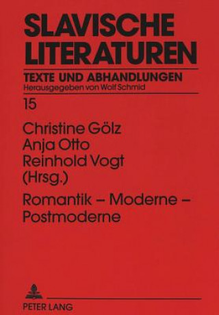 Buch Romantik - Moderne - Postmoderne Christine Gölz