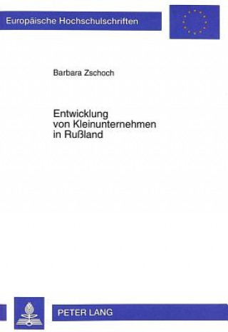 Książka Entwicklung von Kleinunternehmen in Ruland Barbara Zschoch