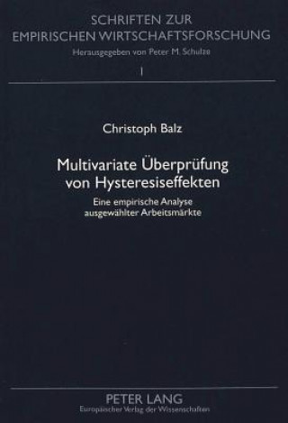 Livro Multivariate Ueberpruefung von Hysteresiseffekten Christoph Balz