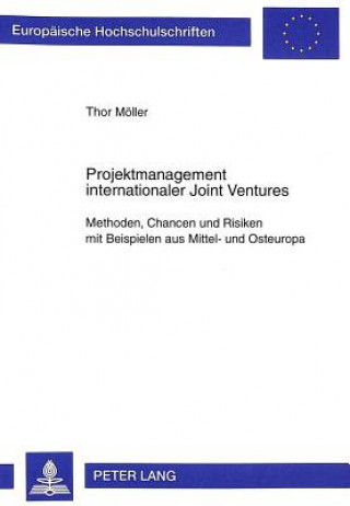 Kniha Projektmanagement Internationaler Joint Ventures Thor Möller