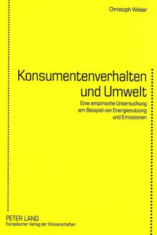 Carte Konsumentenverhalten Und Umwelt Christoph Weber
