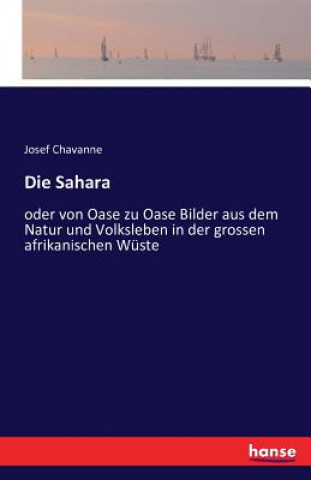 Kniha Sahara Josef Chavanne