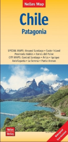 Nyomtatványok Chile / Patagonia Easter Island-Santiago 