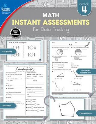 Carte Instant Assessments for Data Tracking, Grade 4: Math Natalie Rompella
