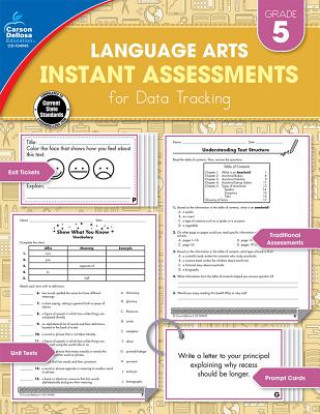 Carte Instant Assessments for Data Tracking, Grade 5: Language Arts Redeana Davis Smith