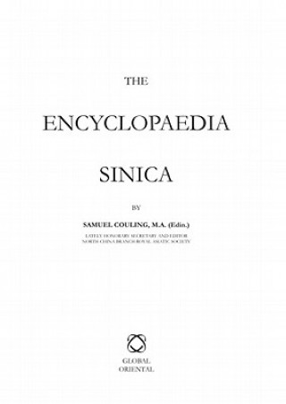 Knjiga Encyclopaedia Sinica Samuel Couling