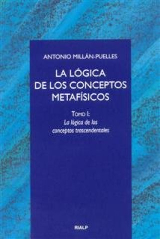 Книга La lógica de los conceptos metafísicos : la lógica de los coneptos transcendentales Antonio Millán Puelles