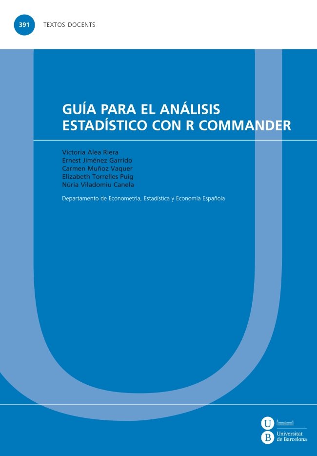 Kniha Guía para el análisis estadístico con R Commander 