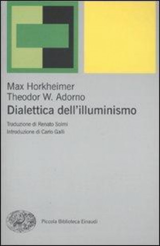 Kniha Dialettica dell'illuminismo Theodor W. Adorno