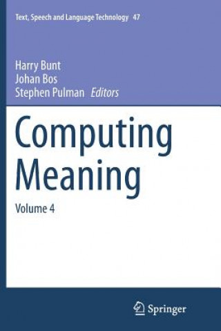 Könyv Computing Meaning Johan Bos