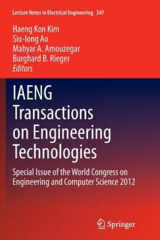 Книга IAENG Transactions on Engineering Technologies Mahyar A. Amouzegar