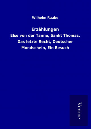 Buch Erzählungen Wilhelm Raabe