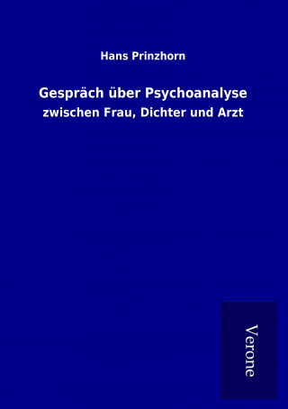Boek Gespräch über Psychoanalyse Hans Prinzhorn