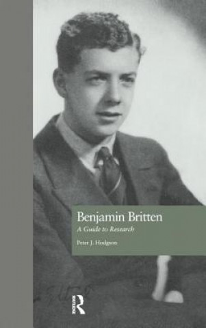 Książka Benjamin Britten Peter John Hodgson