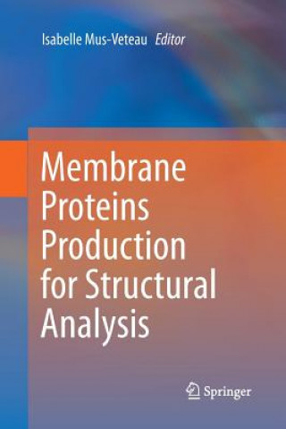 Libro Membrane Proteins Production for Structural Analysis Isabelle Mus-Veteau