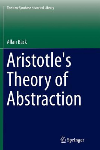 Libro Aristotle's Theory of Abstraction Allan Back