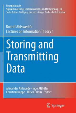 Kniha Storing and Transmitting Data Rudolf Ahlswede