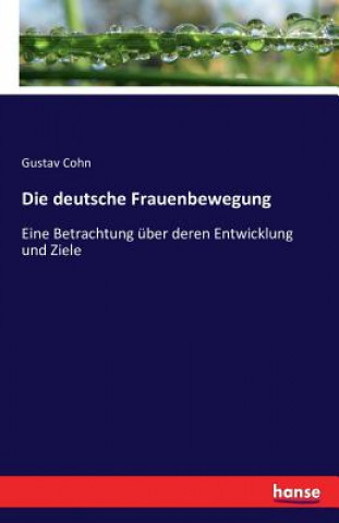 Książka deutsche Frauenbewegung Gustav Cohn