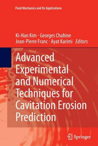 Könyv Advanced Experimental and Numerical Techniques for Cavitation Erosion Prediction Georges Chahine