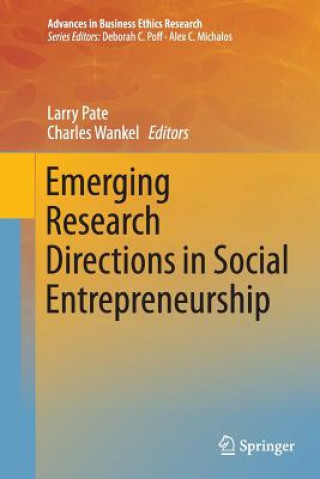 Knjiga Emerging Research Directions in Social Entrepreneurship Larry Pate