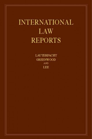 Carte International Law Reports: Volume 167 Elihu Lauterpacht