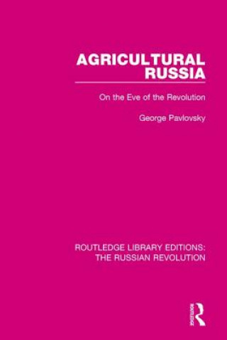 Könyv Agricultural Russia PAVLOVSKY