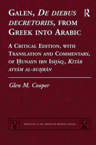 Kniha Galen, De diebus decretoriis, from Greek into Arabic Cooper