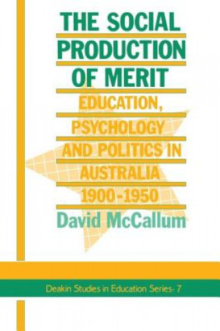 Libro Social Production Of Merit DAVID MCCALLUM FOOT