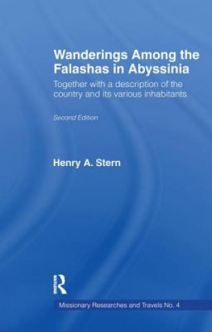 Kniha Wanderings Among the Falashas in Abyssinia STERN