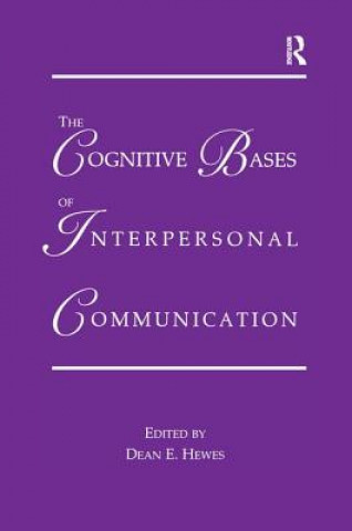 Kniha Cognitive Bases of Interpersonal Communication 