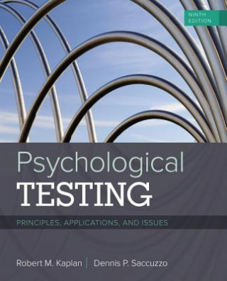 Kniha Psychological Testing KAPLAN SACCUZZO