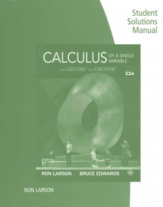 Libro Student Solutions Manual for Larson/Edwards' Calculus of a Single  Variable, 11th LARSON