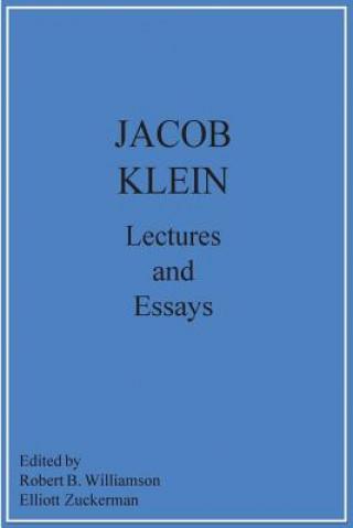 Libro Jacob Klein Lectures and Essays Jacob Klein