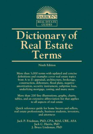 Книга Dictionary of Real Estate Terms Jack P. Friedman