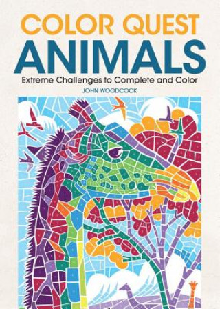 Книга Color Quest Animals: Extreme Challenges to Complete and Color Joanna Webster