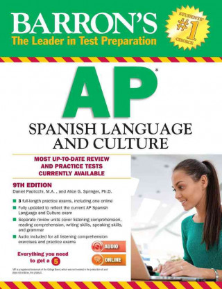 Carte Barron's AP Spanish Language and Culture with MP3 CD & CD-ROM Daniel Paolicchi M. a.