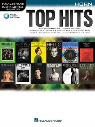 Książka Top Hits: Horn Hal Leonard Corp