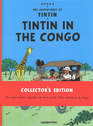 Carte Tintin in the Congo Hergé