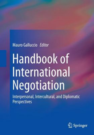 Kniha Handbook of International Negotiation Mauro Galluccio