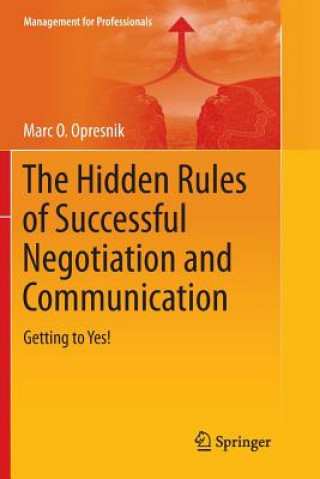 Książka Hidden Rules of Successful Negotiation and Communication Marc O. Opresnik