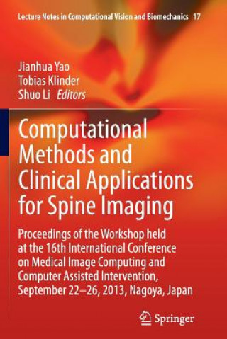 Książka Computational Methods and Clinical Applications for Spine Imaging Tobias Klinder