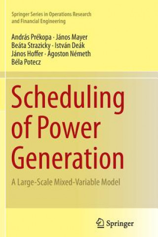 Könyv Scheduling of Power Generation Andras Prekopa
