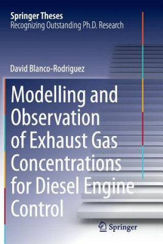 Książka Modelling and Observation of Exhaust Gas Concentrations for Diesel Engine Control David Blanco-Rodriguez