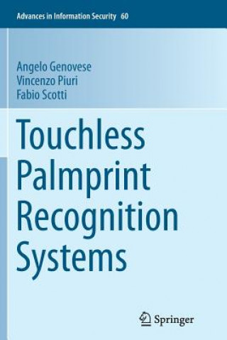 Kniha Touchless Palmprint Recognition Systems Vincenzo Piuri