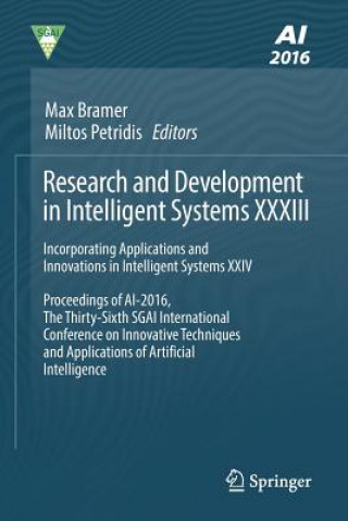 Knjiga Research and Development in Intelligent Systems XXXIII Max Bramer