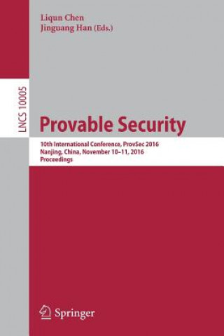 Kniha Provable Security Liqun Chen
