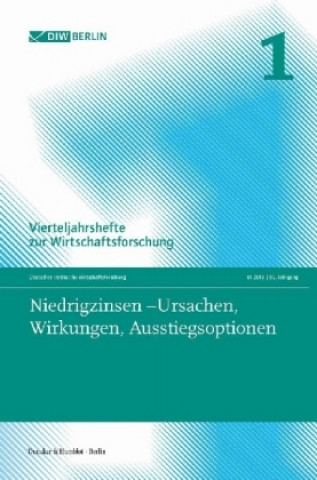 Carte Niedrigzinsen - Ursachen, Wirkungen, Ausstiegsoptionen Deutsches Institut für Wirtschaftsforschung