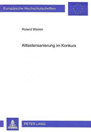 Book Altlastensanierung im Konkurs Roland Wiester