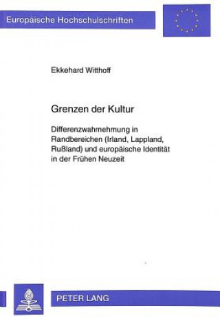 Buch Grenzen der Kultur Ekkehard Witthoff